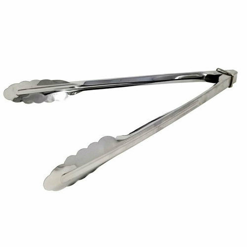 Omcan USA 14003 12" Stainless Steel Utility Tongs