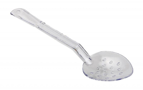 Omcan USA 85092 11" L Clear Polycarbonate Perforated Serving Spoon