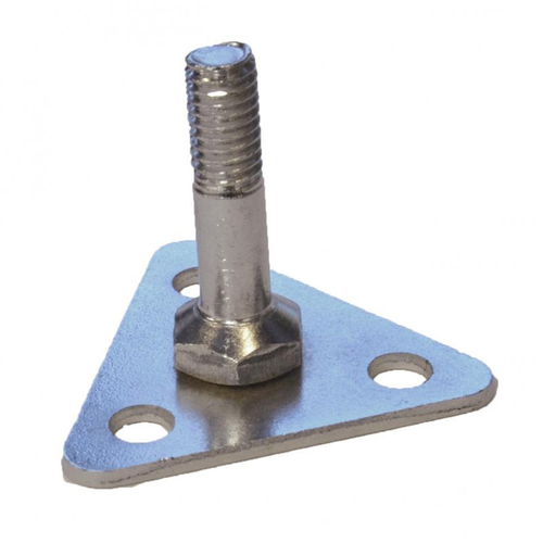 Omcan USA 24829 Chrome Foot Plate for Wire and Epoxy Shelving