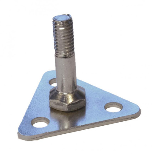 Omcan USA 24829 Chrome Foot Plate for Wire and Epoxy Shelving
