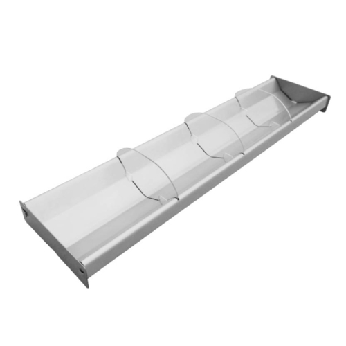 Omcan USA 44111 28.5" W x 6.75" D Stainless Steel 18 Gauge Rectangular Display tray