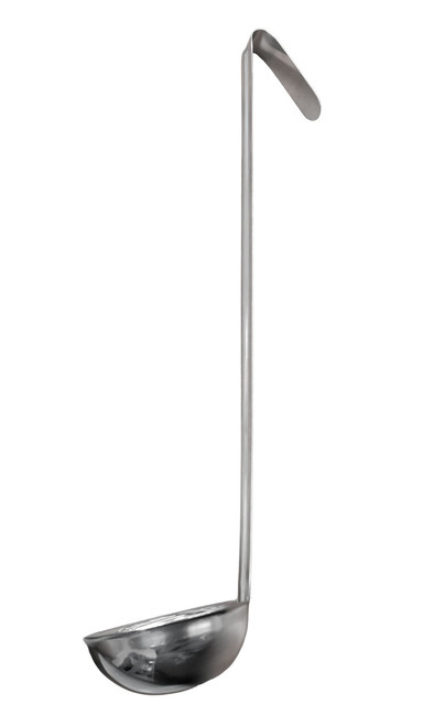Omcan USA 80755 4 Oz. One Piece Stainless Steel Ladle