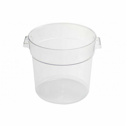 Omcan USA 80200 22 Qt. Clear Polycarbonate Round Food Storage Container