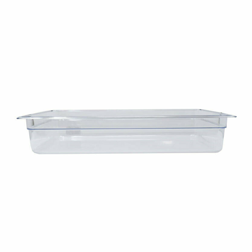 Omcan USA 80058 3.94" H Clear Polycarbonate Full Size Food Pan