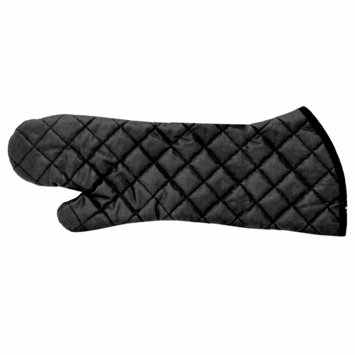 Omcan USA 46347 24" Long Charcoal Flame Retardant Coated Oven Mitts