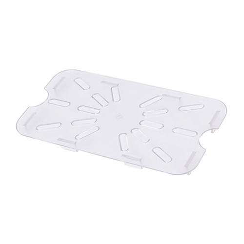 Omcan USA 85034 Clear Polycarbonate 0.33 Size Drain Shelf