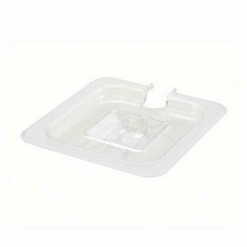 Omcan USA 80016 Clear Polycarbonate 0.17 Size Slotted Food Pan Cover