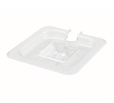 Omcan USA 80016 Clear Polycarbonate 0.17 Size Slotted Food Pan Cover