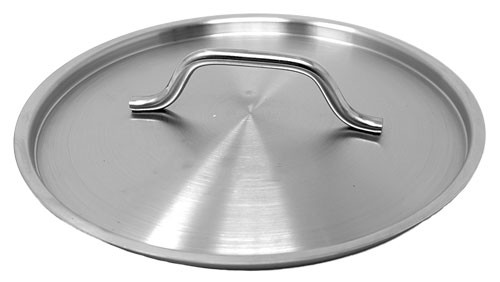 Omcan USA 80452 10" Dia. Stainless Steel Round Flat Replacement Cover