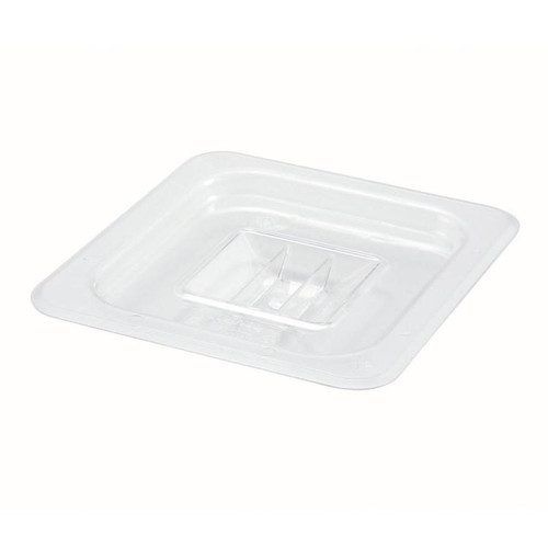 Omcan USA 80015 Clear Polycarbonate 0.17 Size Solid Food Pan Cover