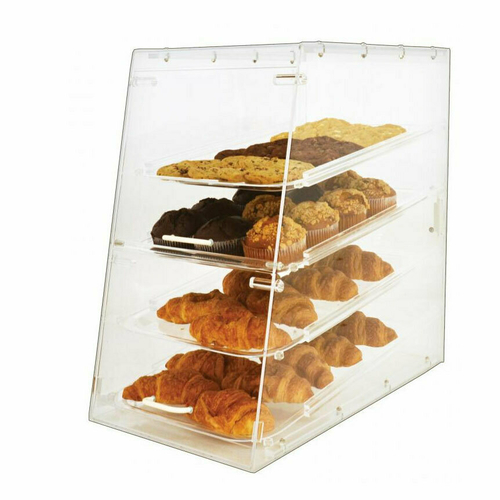 Omcan USA 80569 24.5" H Clear Acrylic Countertop Bakery Display Case
