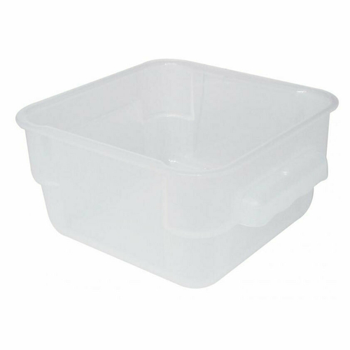 Omcan USA 80240 2 Qt. Translucent Polypropylene Square Food Storage Container
