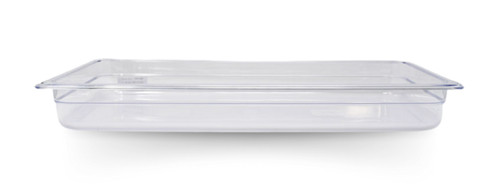 Omcan USA 80056 12.8" D Clear Polycarbonate Full Size Food Pan
