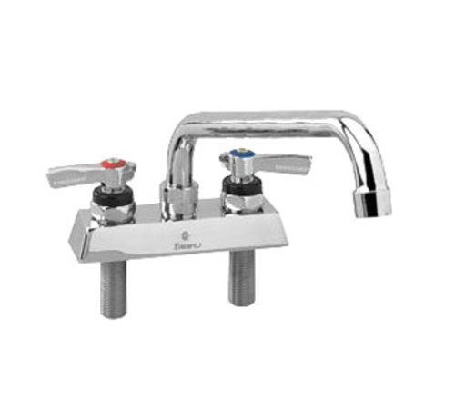 Component Hardware KL41-4010-SE1 4" Centers Stainless Steel Deck Mount Encore Workboard Faucet