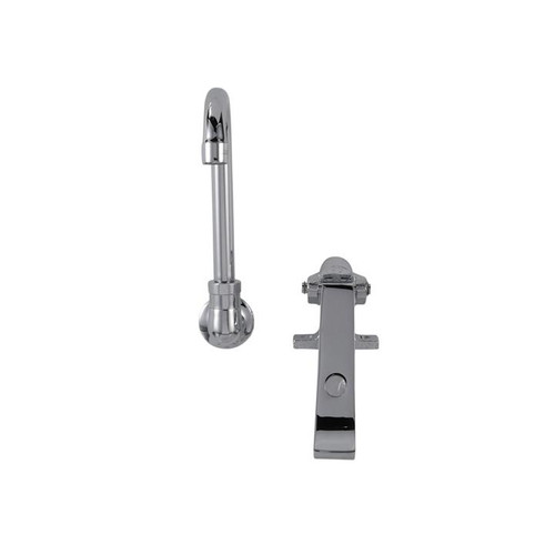 Component Hardware KL25-4000-RKIT Low Lead Single Knee Valve or Wall Mount Spout Base and 3" Rigid Gooseneck Spout