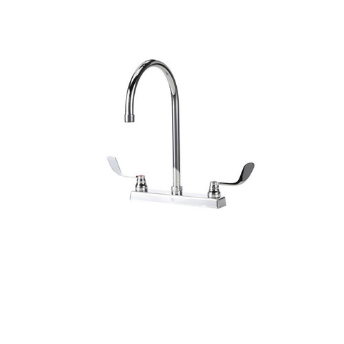 Component Hardware TLL11-8101-SE4Z 8.5" Gooseneck Deck Mount Top-Line Workboard Faucet