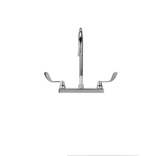 Component Hardware TLL11-8101-SE4Z 8.5" Gooseneck Deck Mount Top-Line Workboard Faucet