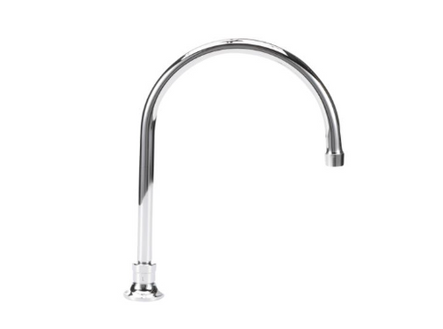 Component Hardware KL74-9001-R 8.5" Stainless Steel Rigid Gooseneck Deck Mount Encore Spout Base