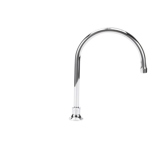 Component Hardware KL74-9001-R 8.5" Stainless Steel Rigid Gooseneck Deck Mount Encore Spout Base