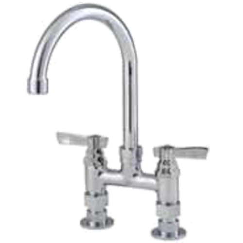 Component Hardware TLL57-4102-SE1MKZ 6" Gooseneck Deck Mount Top-Line Faucet