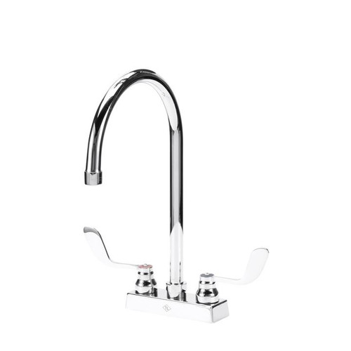 Component Hardware TLL11-8101-SE1Z 8.5" Gooseneck Deck Mount Top-Line Workboard Faucet