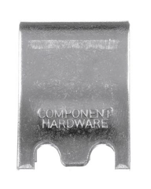 Component Hardware T30-5130 Stainless Steel Snap-In Shelf Support with Raised Tab