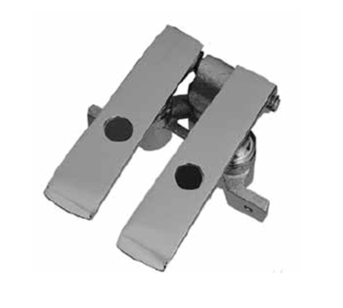 Component Hardware KL25-3000 Rough Chrome Self Closing Dual Lever Encore Knee Valve