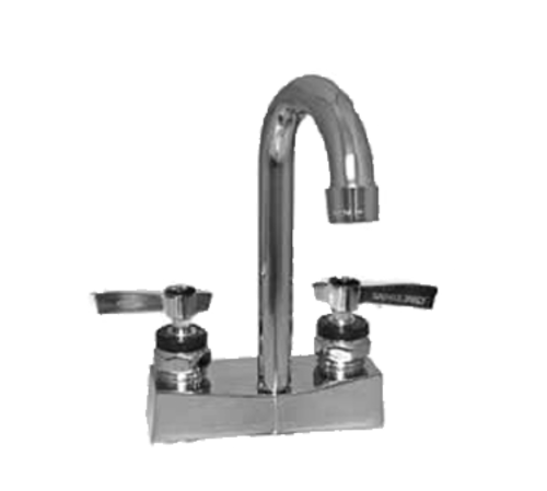 Component Hardware KL83-4000-RE1 3.5" Gooseneck Deck Mount Encore Faucet