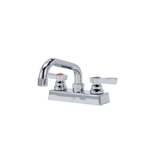 Component Hardware TLL11-4108-SE1Z 8" Standard Swing and Swivel Deck Mount Top-Line Workboard Faucet
