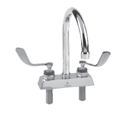Component Hardware KL41-4002-RE4 4" Centers Stainless Steel Deck Mount Encore Workboard Faucet