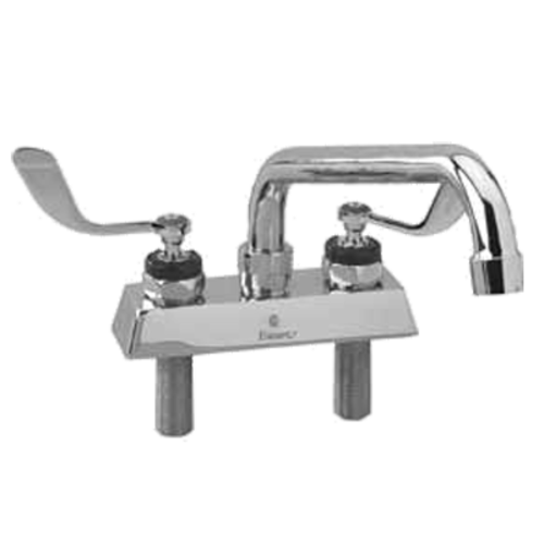 Component Hardware KL41-4108-SE4 4" Standard Swing and Swivel Ceramic Valves Encore Workboard Faucet