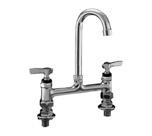 Component Hardware KL61-8001-RE1 8.5" Gooseneck Deck Mount Encore Faucet