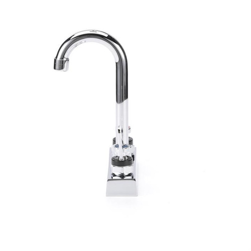 Component Hardware KL41-4000-SE4 4" Centers Stainless Steel Deck Mount Gooseneck Spout Encore Workboard Faucet