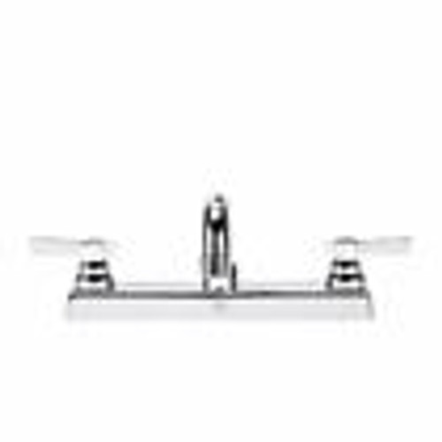 Component Hardware TLL11-8108-SE1Z 8" Standard Swing and Swivel Deck Mount Top-Line Workboard Faucet
