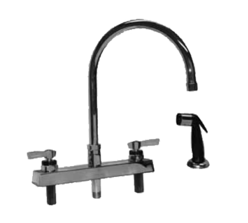 Component Hardware KL41-8201 8" Gooseneck Compression Valves Deck Mount Encore Faucet