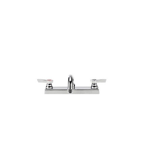 Component Hardware TLL11-8112-SE1Z 12" Standard Swing and Swivel Deck Mount Top-Line Workboard Faucet