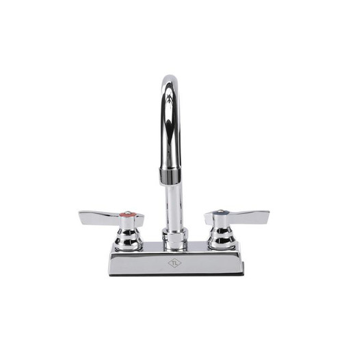 Component Hardware TLL11-4102-SE1Z 6" Gooseneck Deck Mount Top-Line Workboard Faucet