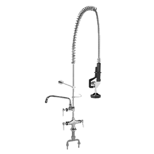 Component Hardware KLP50-10L4-AF3 10" Spout Add-On Faucet Single Hole Double Pantry Encore Pre-Rinse Assembly with PowerPulse Deck Mount