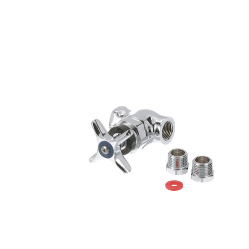 Component Hardware KHV-3850 0.5" Universal Polished Chrome Shut Off Valve