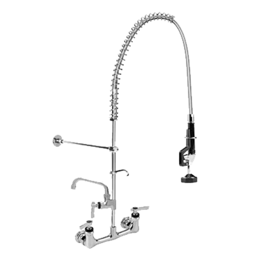 Component Hardware KLP53-10L3-AF3 10" Spout Add-On Faucet Wall Mount 0.74 GPM Flow Rate Encore Pre-Rinse Assembly with PowerPulse
