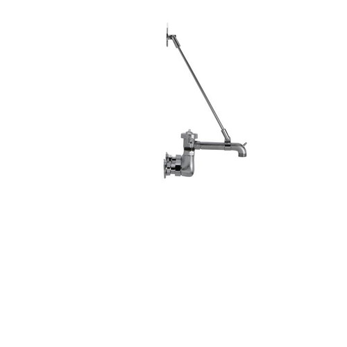 Component Hardware K77-8006-BR 6" L Chrome Plated Brass Wall Mount Encore Service Sink Faucet