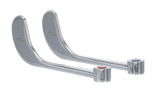 Component Hardware K50-0001-6 6" Chrome Plated Universal Wrist Blade Handles