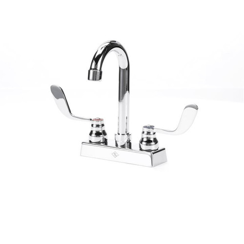 Component Hardware TLL11-4100-SE4Z 3" Gooseneck Deck Mount Top-Line Workboard Faucet