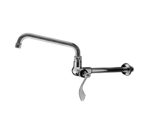 Component Hardware KL76-9010-SE4 10" L Stainless Steel Wall Mount Encore Wok Range Faucet