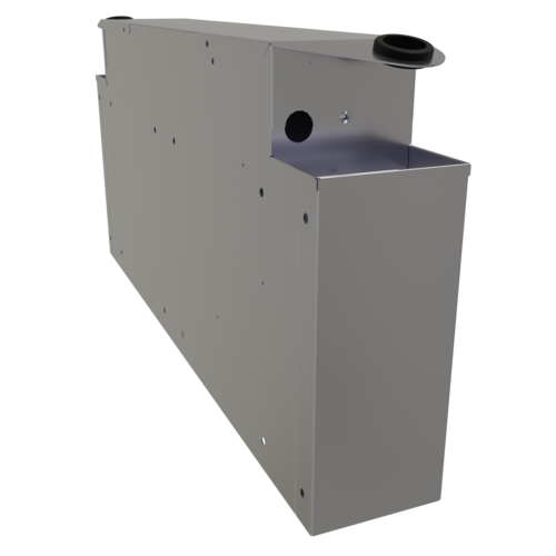 Glastender SHP-6 Stainless Steel Underbar Soda Gun Holder - 6"W x 38"D x 18"H