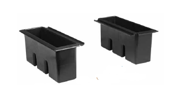 Glastender BW3-2 19" Plastic Bottle Well