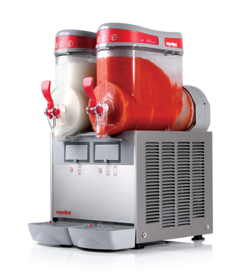  Ugolini MINI 2 - 6 Liters, 2 Bowl, Magnetic Transmission, Granita & Slush Frozen Beverage Dispenser - Made in Italy
