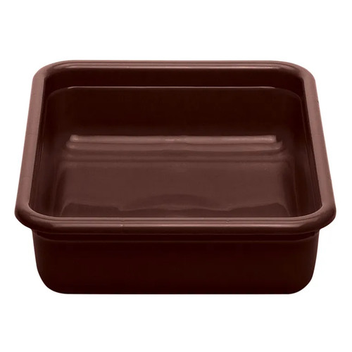 Cambro 1722CBR131 16.87" L x 21.87" W x 4.75" H Hi-Impact Plastic Dark Brown Cambox - 12/Case
