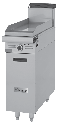 Garland MST7T-E-NG 17" Natural Gas Master Series Range - 33,000 BTU