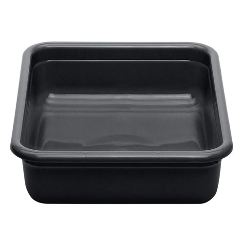 Cambro 1722CBR110 16.87" L x 21.87" W x 4.75" H Hi-Impact Plastic Black Cambox - 12/Case